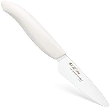 Kyocera Revolution Series 3-inch Ceramic Paring Knife, White Blade and Handle