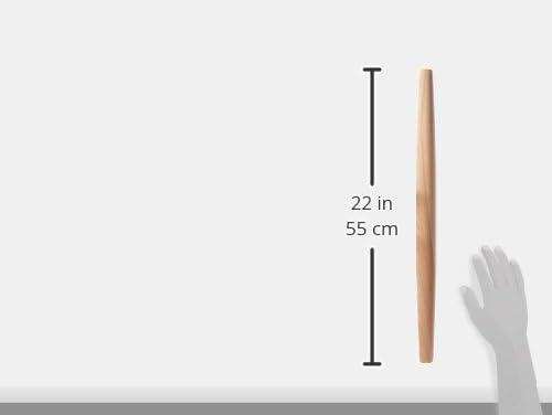 J.K. Adams Maple French Rolling Pin, Brown - Image 3