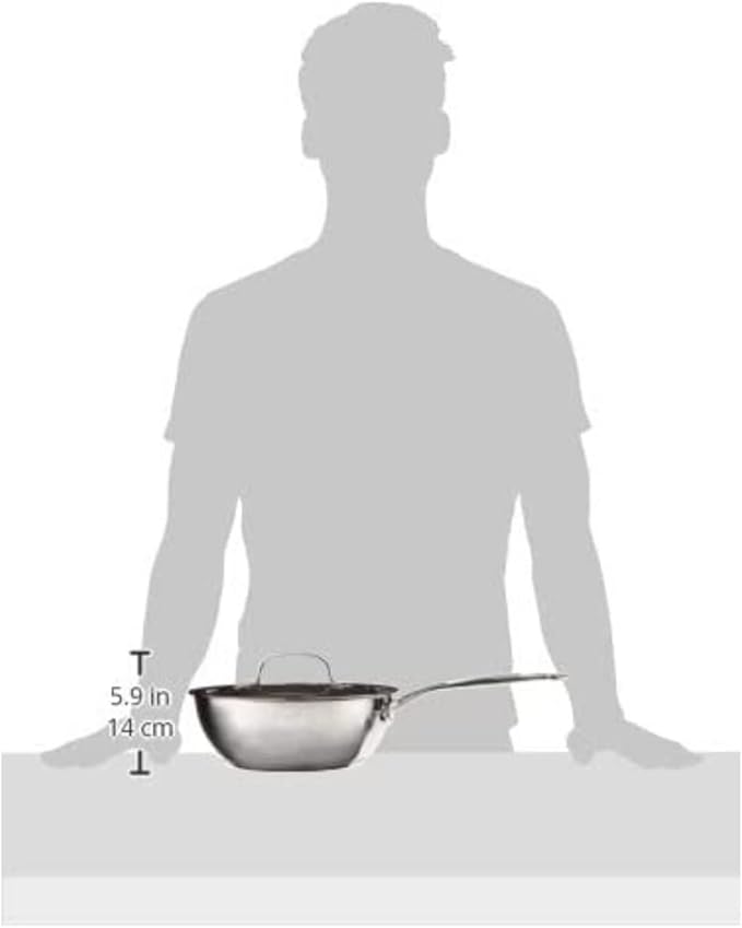Cuisinart 735-24 Chef's Classic Stainless 3-Quart Chef's Pan with Cover - Image 3