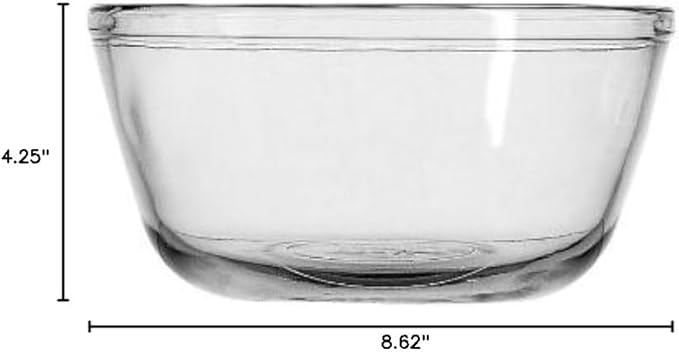 Anchor Hocking Glass Round Mixing Bowl (2.5 Quarts). - Image 2