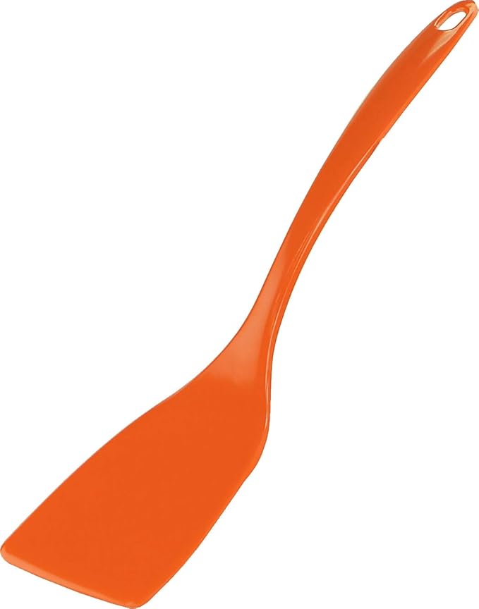 Reston Lloyd Spatula, Turner for Non-stick pans, Heat Resistant, BPA Free Melamine Utensil with Ergonomic Handle,11 inch, Orange - Image 5