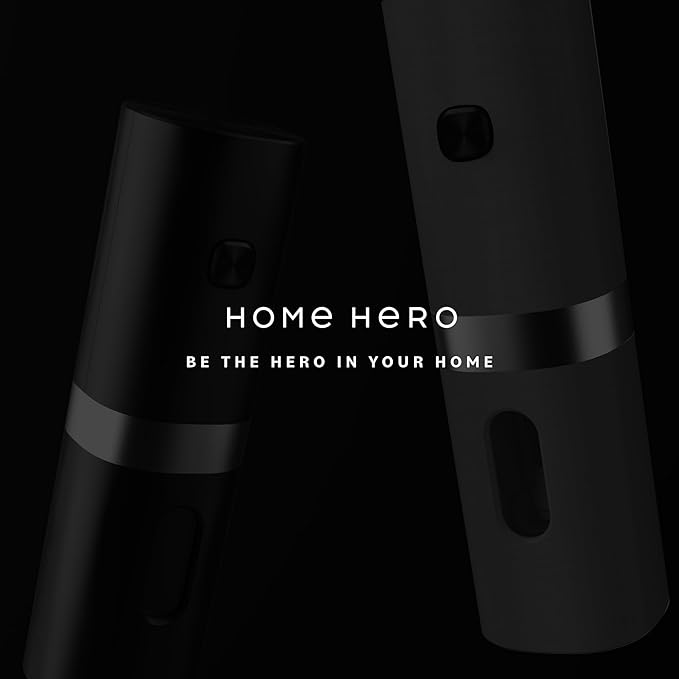 Home Hero Electric Salt and Pepper Grinder Set - Automatic Salt and Pepper Grinder Set Rechargeable. Electronic Salt and Pepper Shakers with LED Light, Electric Pepper & Salt Grinder, Set of 2 - Image 8