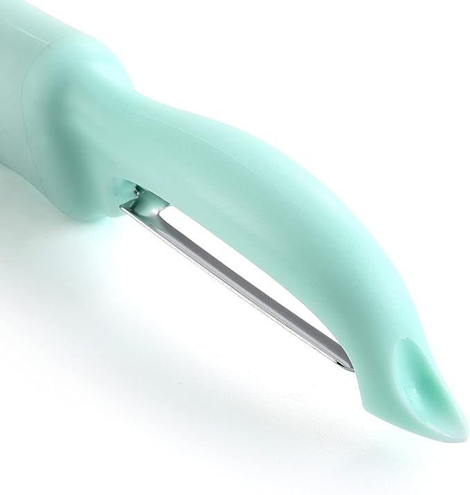Spring Chef Premium Swivel Vegetable Peeler with Soft Grip Handle & Ultra Sharp Blades - Stainless Steel Potato Peeler - Kitchen Gadgets for Veggie, Fruit, Carrot, Apple, Cucumber - Mint - Image 9