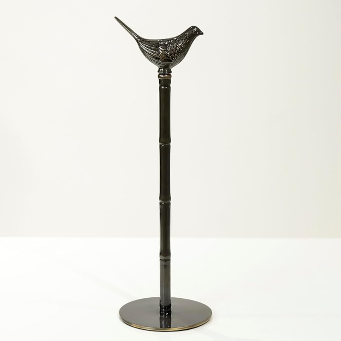 1 Luxurious Brass Paper Towel Holder countertop (Black) - Image 9