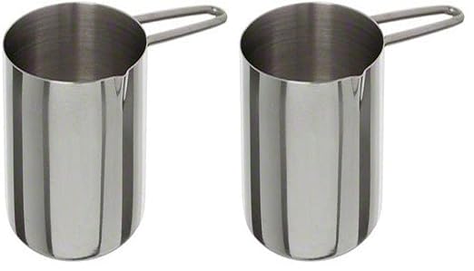 American METALCRAFT, Inc. MCW10 Measuring Cup, Stainless Steel, Wire-Handle, 1 Cup Size (Pack of 2) by AmericanMetalcraftInc