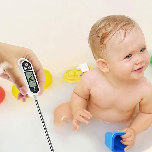 Digital Meat Food Thermometer for Cooking Kitchen BBQ, Probe Instant Read Thermometer with Long Probe for Candy Candle Milk Yogurt Deep Fry Roast Baking Temperature - Image 9