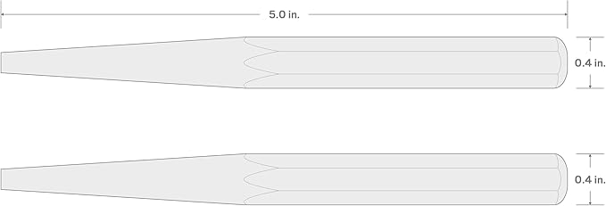 TEKTON 5/32 Inch Solid Punch | 66074 | Made in USA