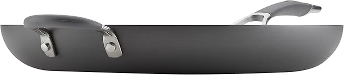 Circulon - 83906 Circulon Radiance Hard Anodized Nonstick Frying Pan / Fry Pan / Hard Anodized Skillet with Helper Handle - 14 Inch, Gray - Image 12