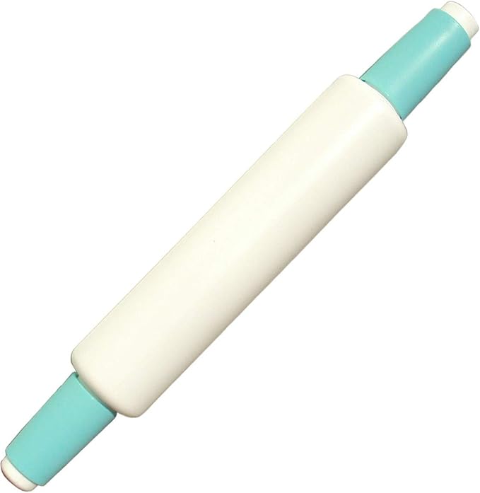 Tupperware Rolling Pin White with Mint Green Handles - Image 2