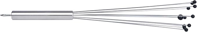 Restaurantware 12.5 in Stainless Steel Ball Whisk with Silicone Tips - German Standard Sauce & Gravy Whisk, Non-Scratch, Dishwasher Safe - Non-Stick Silicone Ball Whisk for Baking - Image 13