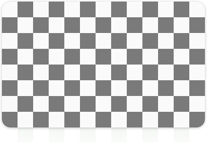 16" x 24" Checkered Dish Drying Mat for Kitchen Counter, Absorbent Coffee Bar Mat for Espresso Machine Coffee Countertops Accessories, Grey - Image 9