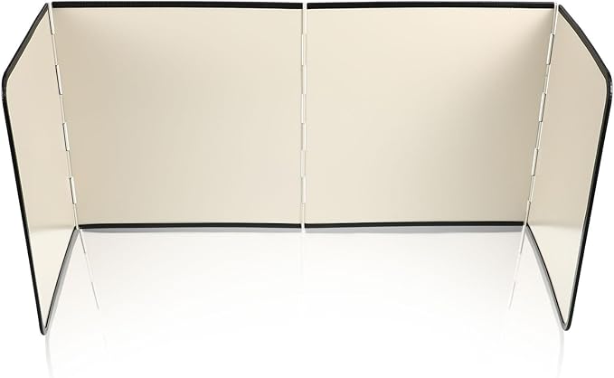 4 Sided Beige Splatter Guard Foldable Stainless Steel Stove Splash Guard Oil Splatter Screens for Frying Kitchen Backsplash Protector Nonstick Oil Splatter Guard for Cooking - Image 6