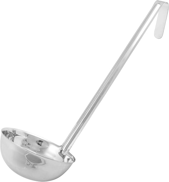 Winco One Piece Stainless Steel Ladle, 12 Ounce, 12.75" by Winco