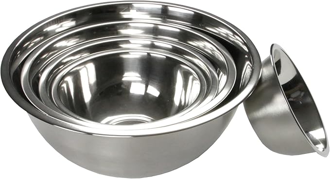 Chef Craft Brushed Mixing Bowl, 2.5-Quart, Stainless Steel - Image 3