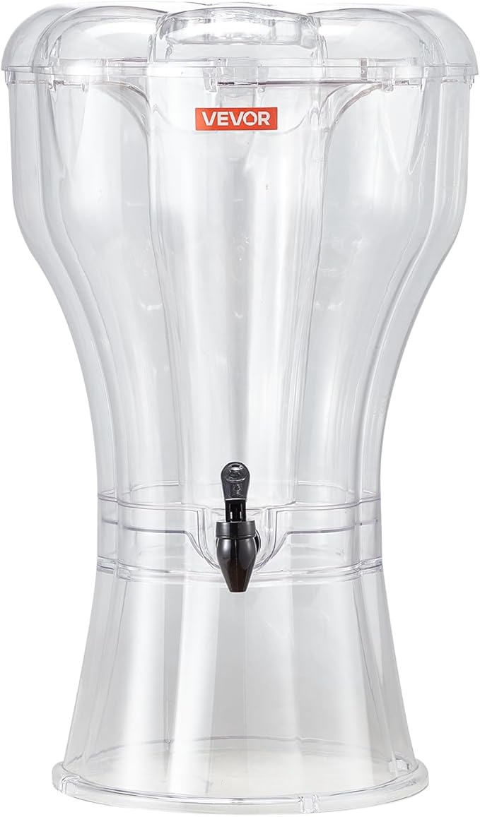 VEVOR Beverage Dispenser, 3.4 Gallon Drink Dispenser for Parties, Plastic Juice Dispensers with No-Drip Spigot, Iced Tea Lemonade Juice Water Dispensers, for Restaurants, Hotels, Parties - Image 9