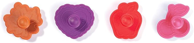 Fox Run Lovers Pie Cutter Set, Set of 4, Multicolor