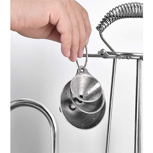 Metal Stainless Steel Funnel, Large Medium Small Funnel Set of 3, Food Grade Mini Kitchen Funnels for Transferring Essential Oils, Liquid, Fluid, Small Funnels for Filling Bottles Flask Cooking - Image 7