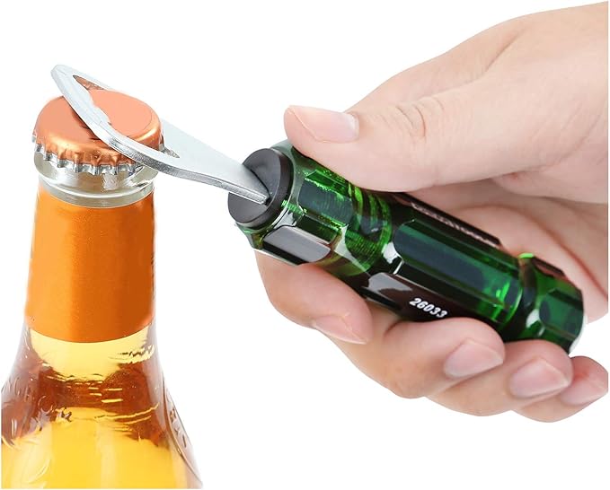 OEMTOOLS 26033 Screwdriver-Style Bottle Opener, Stocking Stuffers, Gifts for Men, Dad Gifts, Acetate Handle, Tool for Workspaces and Tool Boxes, Bartender Gadgets