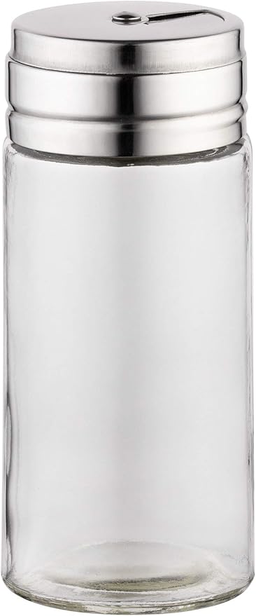 Fox Run 5167 Glass Spice Jar with Stainless Steel Shaker Lid, 6 Ounce, Clear Container for Seasonings, Small (Pack of 2) - Image 8