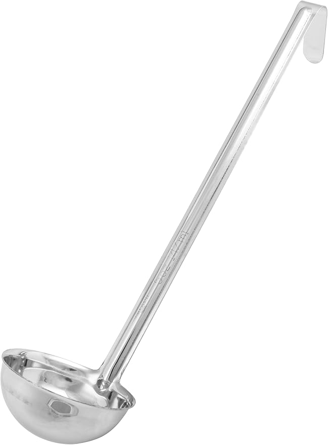 Winco One Piece Stainless Steel Ladle, 5 Ounce, 12.5" by Winco