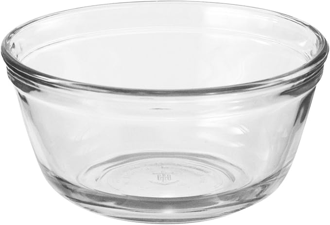 Anchor Hocking 4-Quart Glass Mixing Bowl, Set of 2, Clear by AnchorHocking
