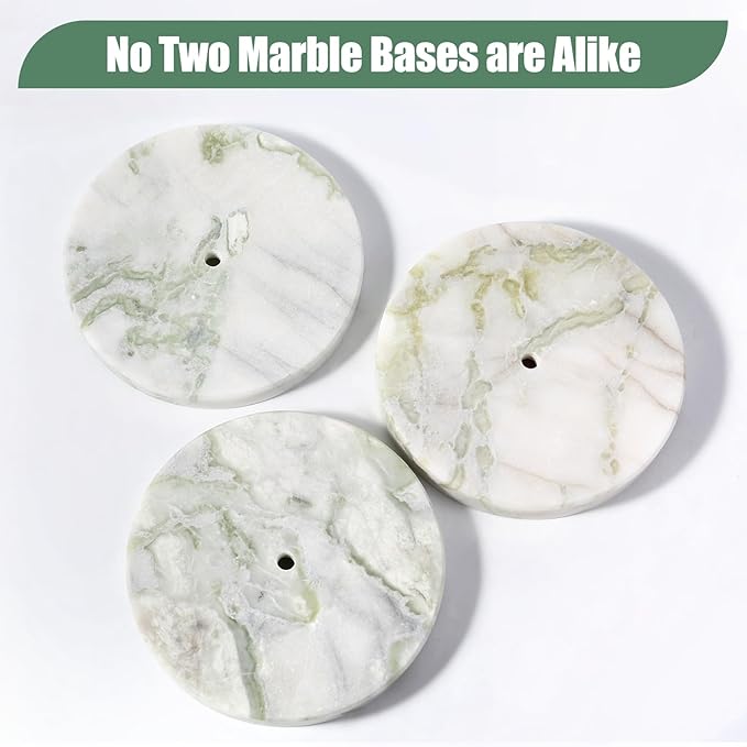 Koville African Marble Paper Towel Holder Countertop, 6" Stone Base Gold Rod Paper Towel Holder Stand for Kitchen Storage, for Standard or Jumbo-Sized Rolls - Image 7