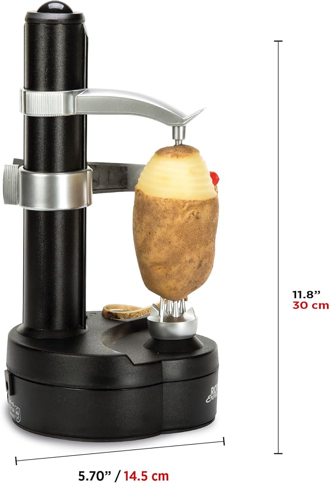 Starfrit Rotato Express Electric Peeler - 2 Spare Blades - Safe & Easy to Use - Effortlessly Peels Vegetables and Fruit - Image 7