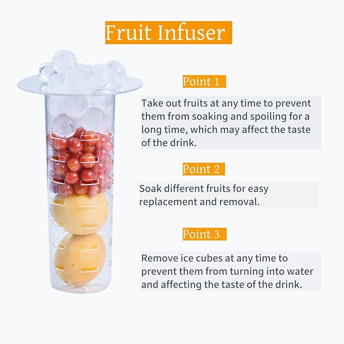 2 Gallon Drink Dispensers for Parties - Sun Tea Glass Jar for Outside 100% Leakproof Beverage Dispenser, 2 Press-Spigots(Easy for kids) Fruit Infuser, Chalkboard Mason Jar Drink Dispensers with Lids