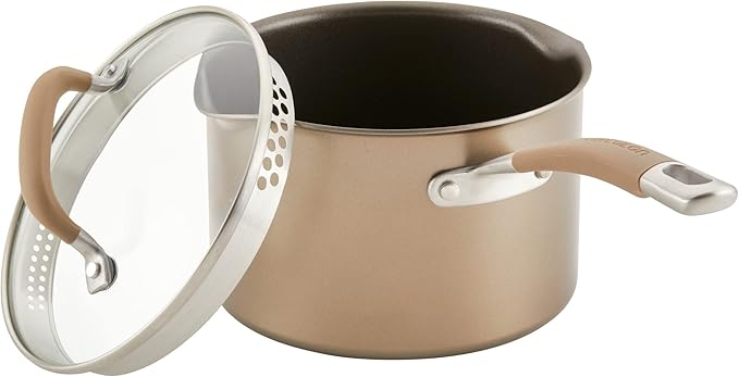 Circulon Premier Professional Hard Anodized Nonstick Cookware Induction Pots and Pans Set Nonstick, Home Essentials, 12-Piece, Bronze - Image 14