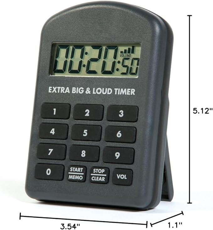 Extra Big & Loud Timer - for Noisy Commercial Kitchens! - Image 2