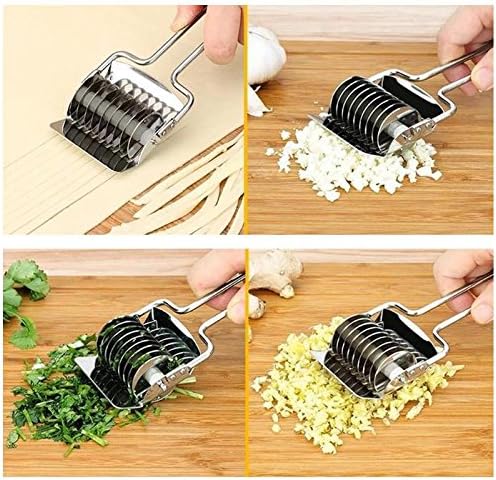 16x7x3.1cm High Grade Stainless Steel Noodle Lattice Roller Docker Dough Cutter Pasta Spaghetti Maker for Kitchen Cooking Tools - Image 7