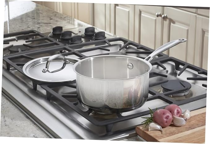Cuisinart 719-18 Chef's Classic Stainless 2-Quart Saucepan with Cover - Image 2