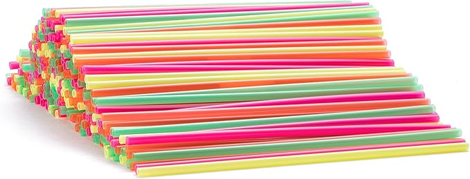 Neon Coffee Stirrers, 1000 Disposable Plastic Drink Stirrer Sticks - 5-Inch (Pack of 1) - Use As Coffee Straws Or Cocktail Mixers - Image 3