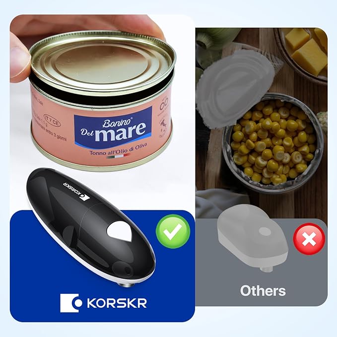 Electric Can Opener, Can Opener for Seniors, Suitable for Any Size Cans, Hands Free, Smooth Edge, Battery Powered, Automatic Can Opener is an Ideal Kitchen Gadget for Women and Left Handed People - Image 7