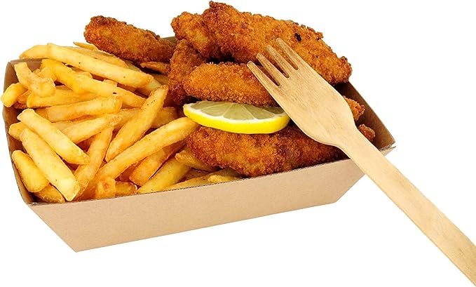 Perfect Stix Disposable Wooden Forks, 6" pack of 300 - Image 3