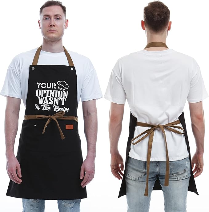Gifts For Men, Women, Father's Day Gifts, Gifts for Dad, Husband, Boyfriend, Brother, Mom, Wife, Girlfriend, Unique Birthday Gifts, Humor Apron for friends,Bff, Kitchen Chef Aprons Baking Gifts