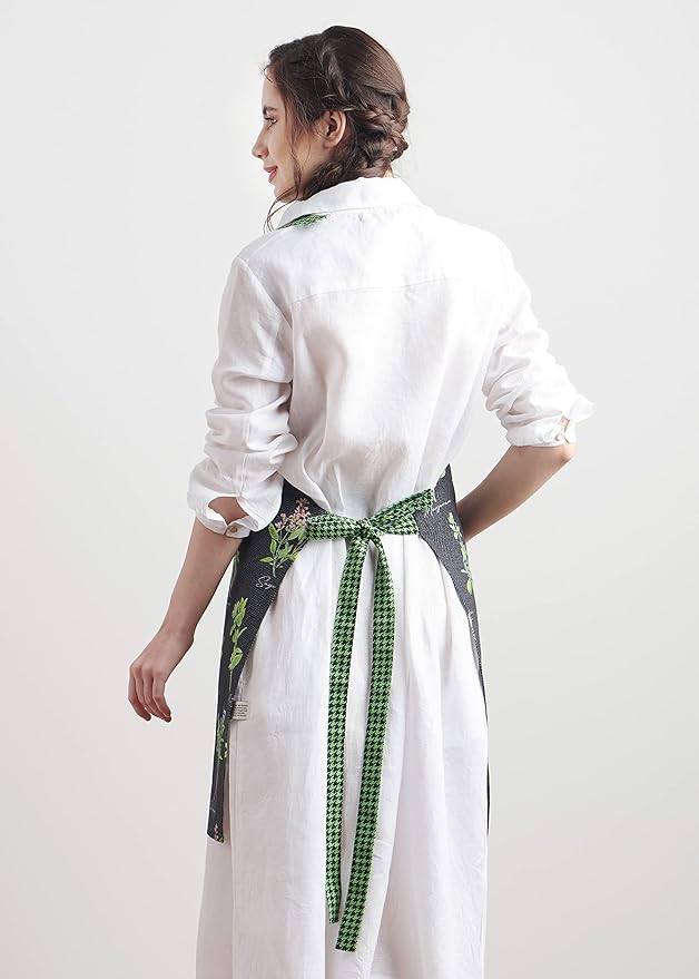 Maison d' Hermine 100% Cotton Apron for women with Pocket Kitchen Chef Apron for Men Cooking Mothers Day Gifts - Image 9