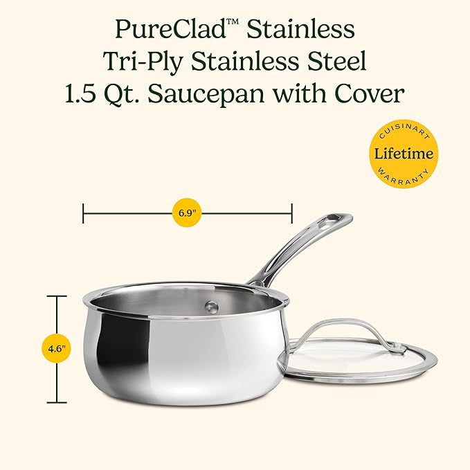 Cuisinart Copper Classic 2-Quart Saucepan with Lid