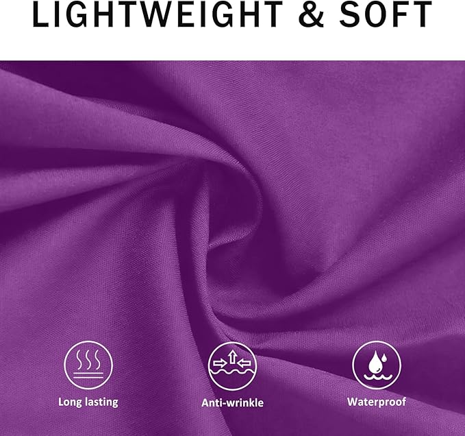 BOHARERS Waist Purple Apron with 3 Pockets - Black Waitress Server Short Apron - Image 6