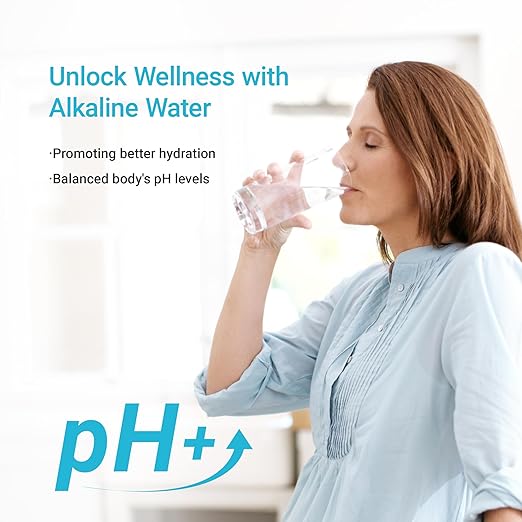 AQUA CREST PF-AL Alkaline Water Filter Replacement for Waterdrop® Pitcher Filtration System, Fits Waterdrop® PF-AL, Reduces PFOA/PFOS, Chlorine, Last Up to 100 Gallons, 2 Pack