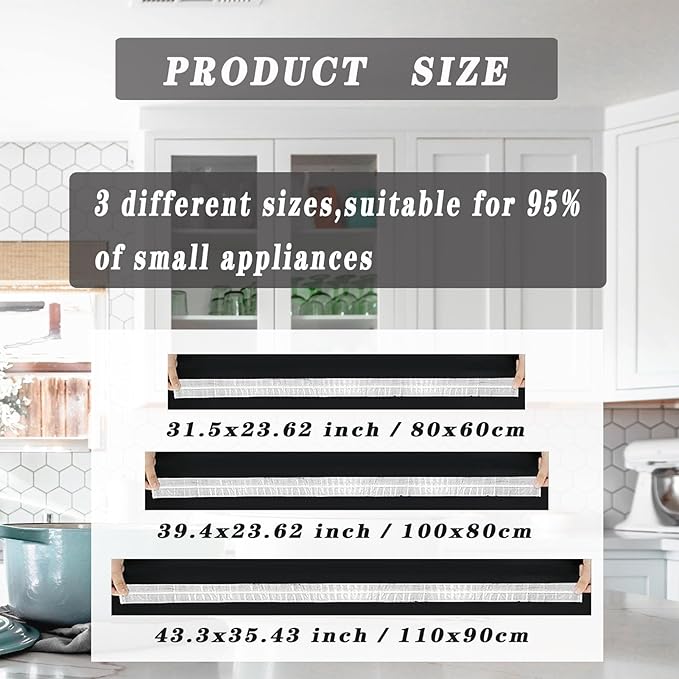STAYWILD 30 PCS Kitchen Small Appliance Dust Covers,Disposable Thickened Plastic Cover for Air Fryer,Blender,Coffee Maker,Pressure Cooker & Slow Cooker - Image 6