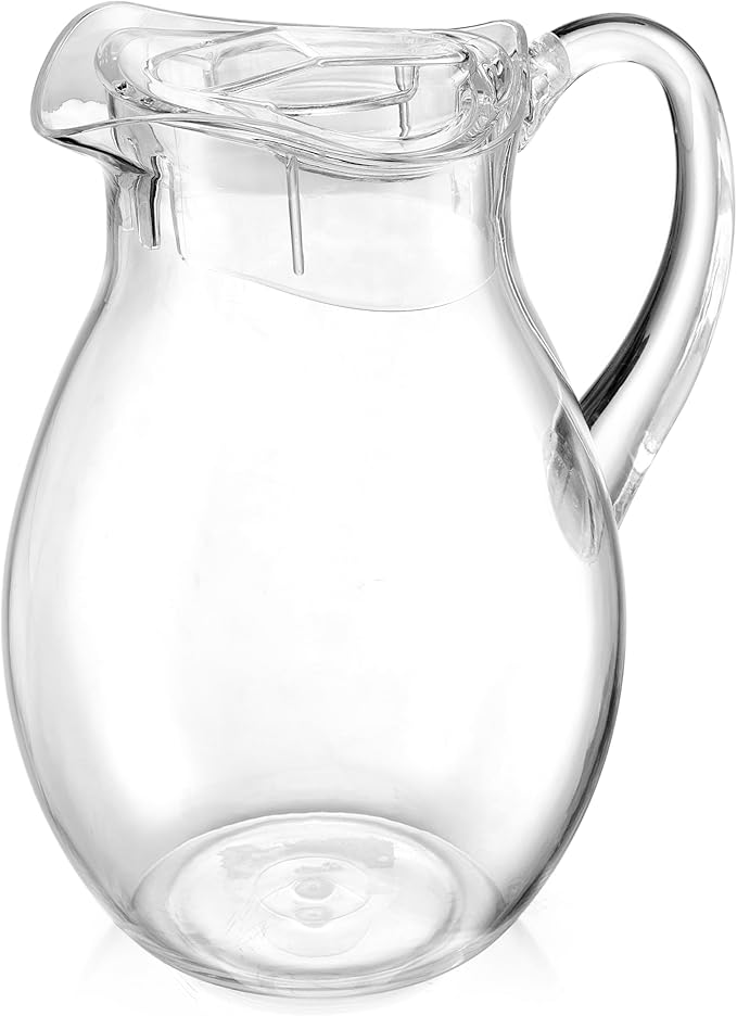 MosJos Acrylic Pitcher (72 oz), Clear Plastic, Water Pitcher with Lid, Shatterproof, BPA-Free Clear Pitcher, Ideal for Sangria, Lemonade, Juice, Iced Tea & More - Image 10