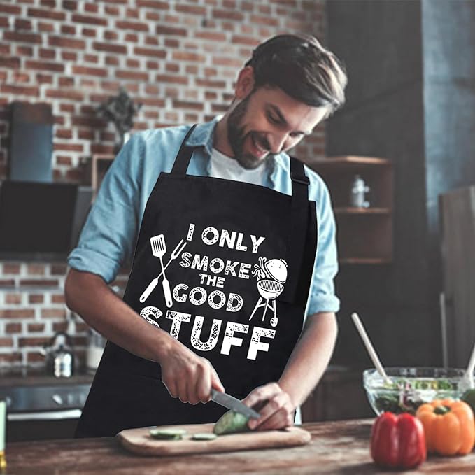 ONFAON Funny Apron for Men Women, Father's Day Gifts, Gifts for Mom,Birthday Gifts for Men Women,Cooking Grilling Apron