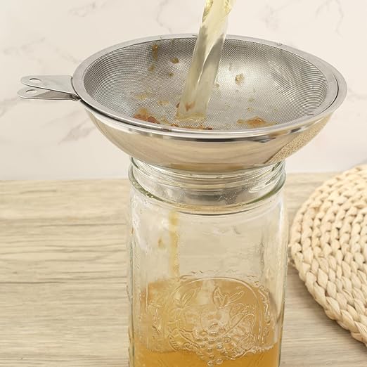Serinar Canning Funnel with Stainless Steel Filter for Regular Mouth Mason Jars - Stainless Steel Funnel for Kitchen Filling, Canning Funnel (for use with Regular Mouth Mason Jars) - Image 6