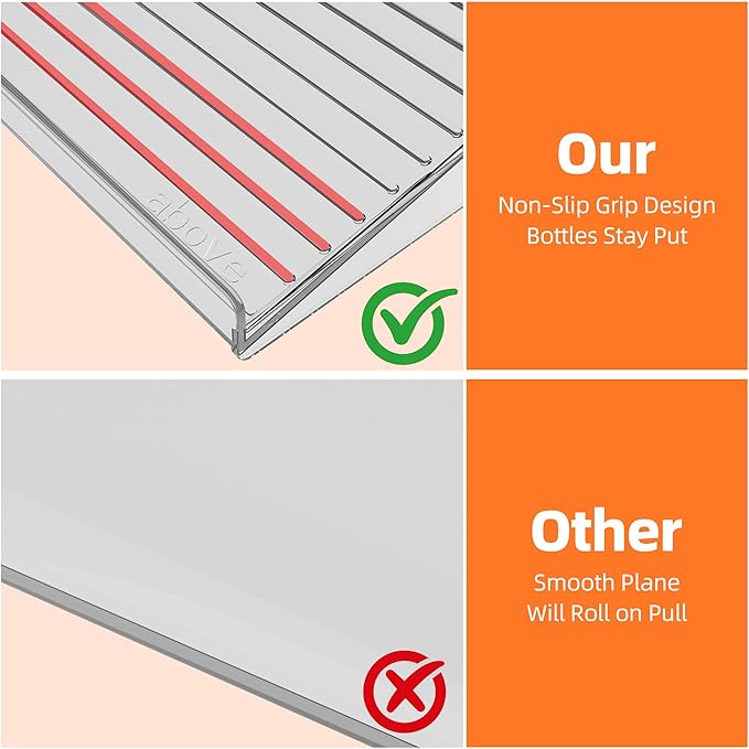 MUDEELA Clear Spice Drawer Organizer, 4 Tier (4 Packs) Spice Rack for Drawer, Expandable From 11" to 22" Kitchen Seasoning Organizers and Storage for Drawer (Jars not included) - Image 9