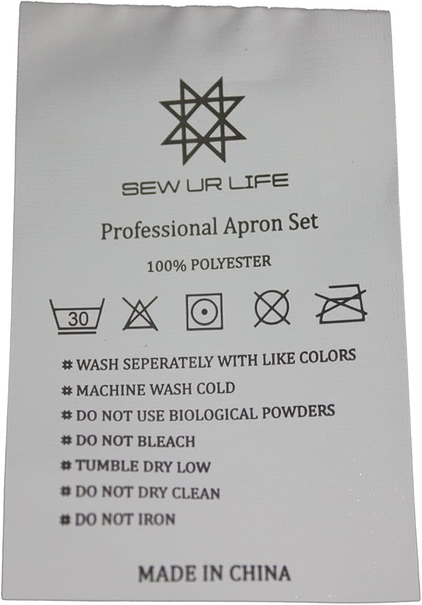 Resist water 3 big Pockets Waist Server Apron Kitchen Restaurant Unisex Half Aprons - Image 7