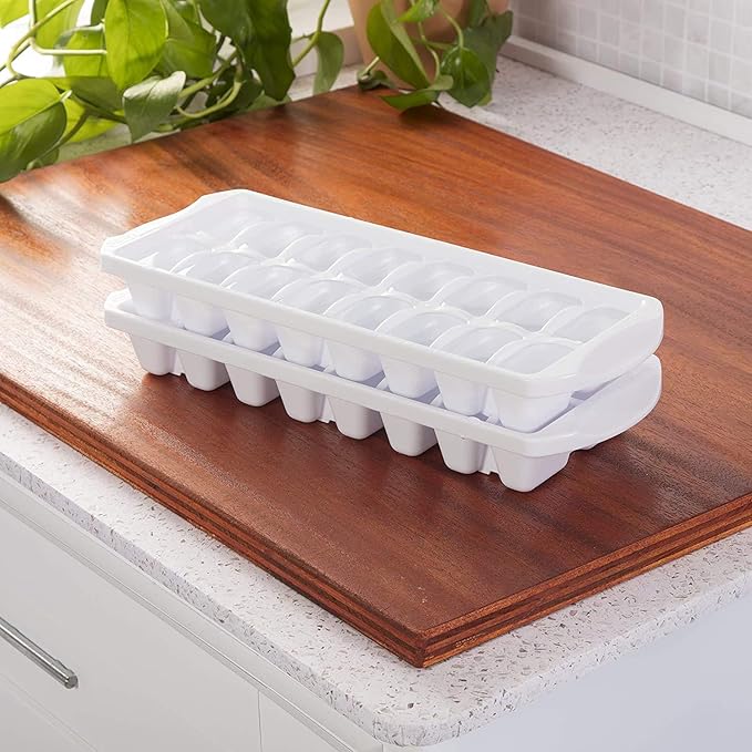 Sterilite 72408012, Stacking Ice Cube Tray, White - 1 Pack (FBA_72408012) - Image 4