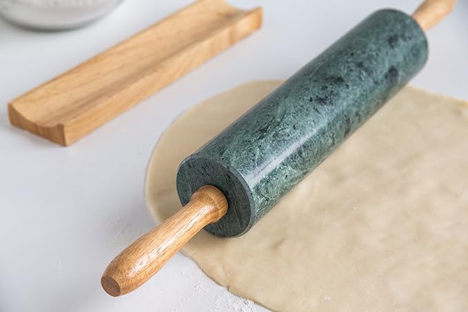 Fox Run Marble Rolling Pin and Base, Green 2.5 x 18 x 3 inches - Image 10