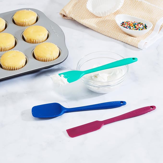 Cuisinart CTG-00-S3MSJ Mini Silicone Spatulas, Set of 3, Jewel - Image 5