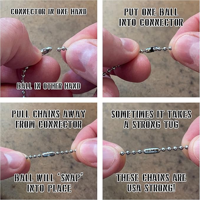 P-38 Can Opener & P-51 Can Opener with Chains, US Shelby, Stainless Steel openers Stamped with US Shelby Co. - Image 5